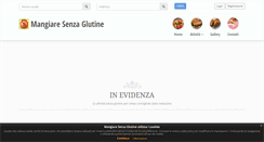 Desktop Screenshot of mangiaresenzaglutine.it